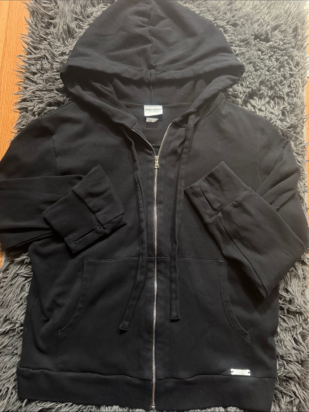 Bombshell sportswear Black Zip-Up Hoodie Sweater